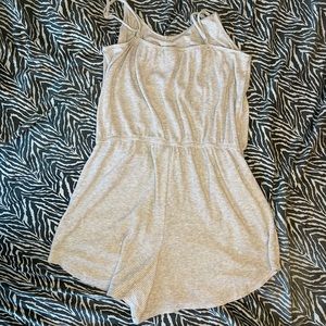 Mossimo Supply Co. Romper size medium color gray